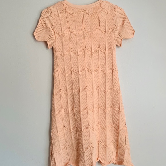 LUCY PARIS PINK LACE SHORT SLEEVE DRESS XS - Picture 3 of 3